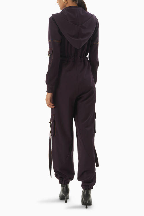 Cargo Purple Boiler Suit