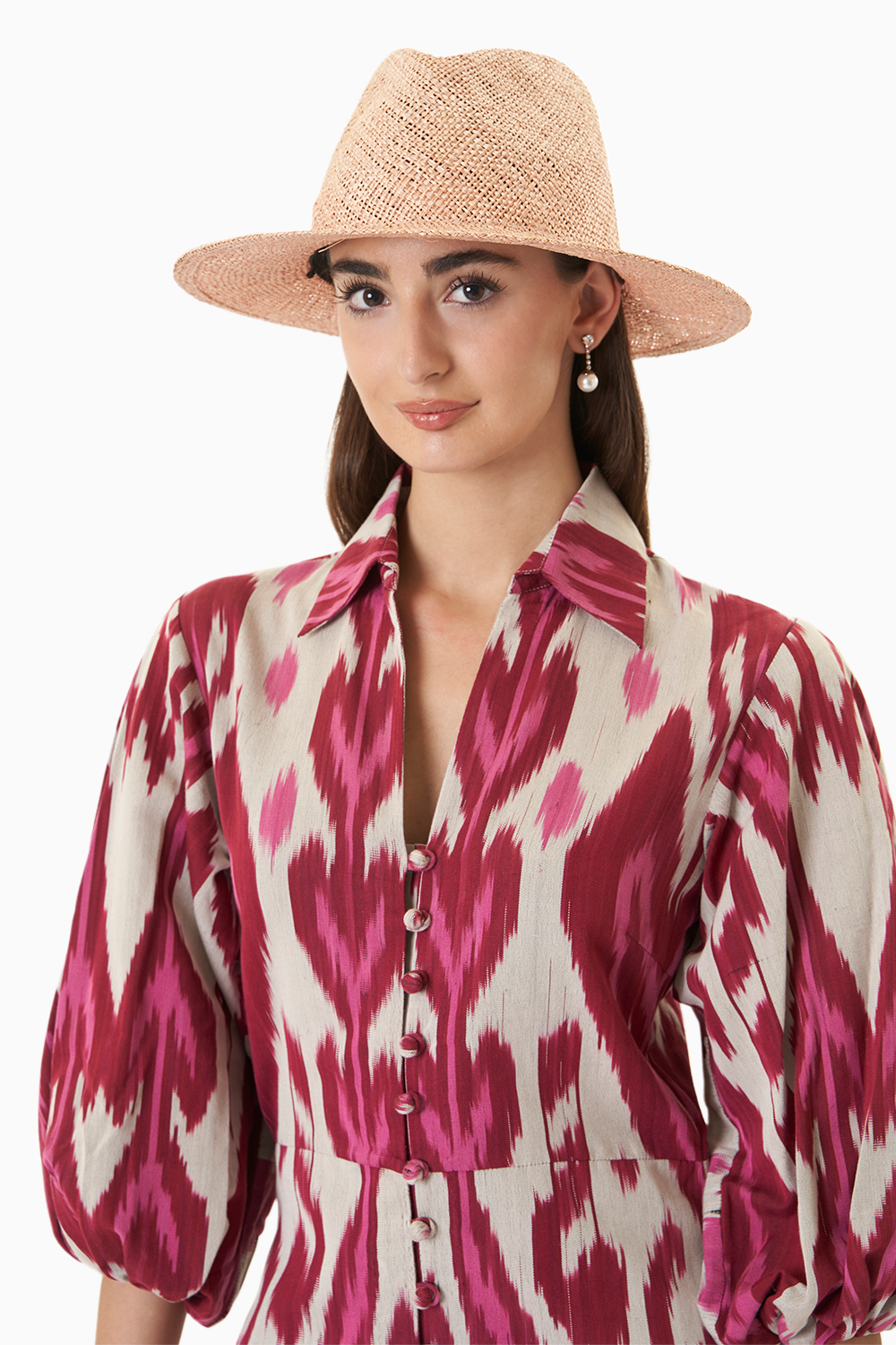 Panama Pink Hat