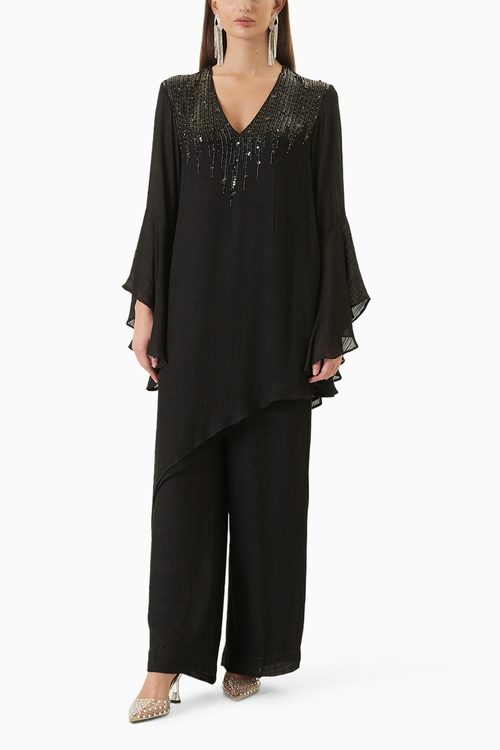 Black Flow Co-ord Set
