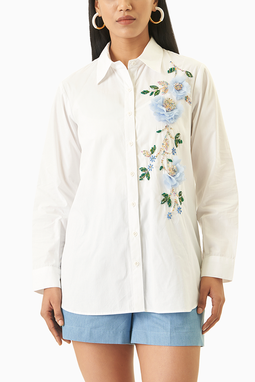 Blue Bloom Shirt