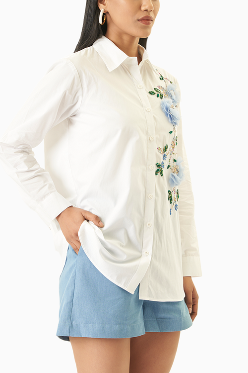Blue Bloom Shirt