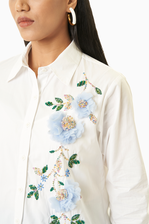 Blue Bloom Shirt