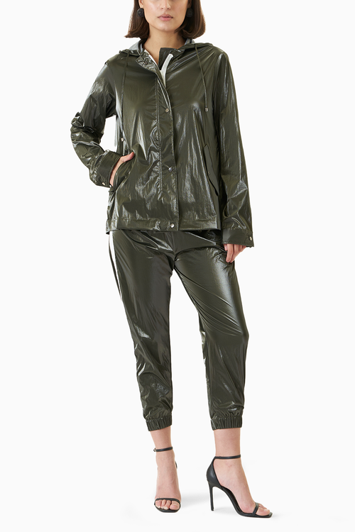 All weather Metallic Black Co-ord Set