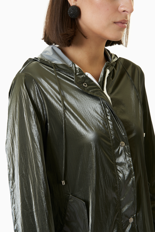 All weather Metallic Black Co-ord Set