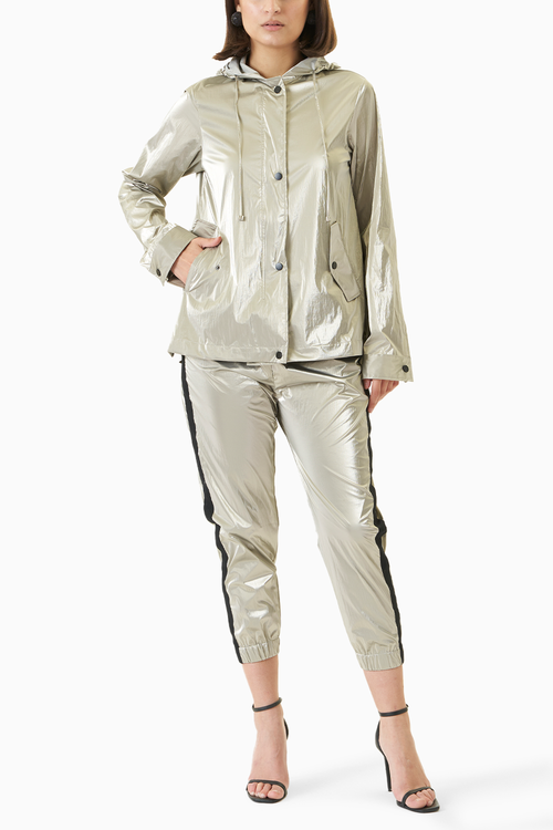 All Weather Metallic Beige Co-ord Set