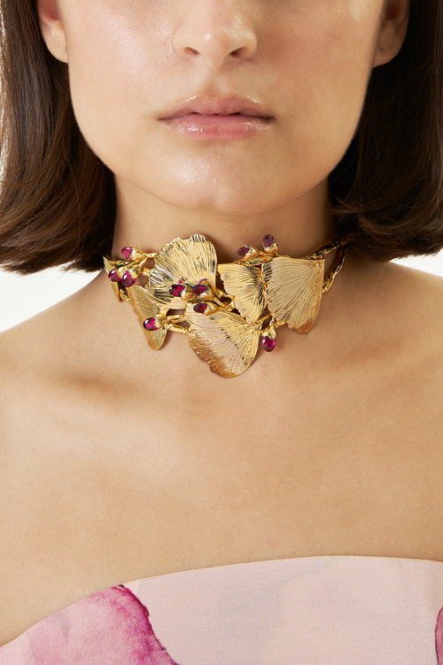 Crystal Bloom Choker