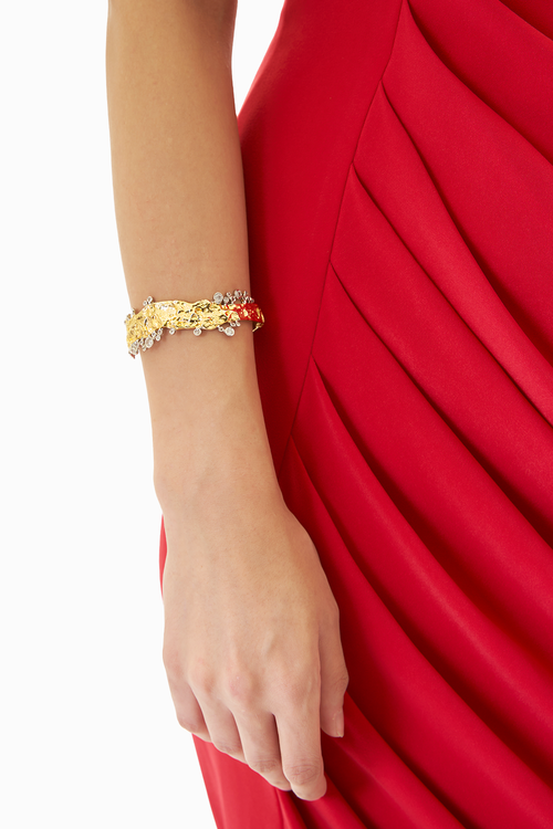 Jewelled Coralbed Bangle