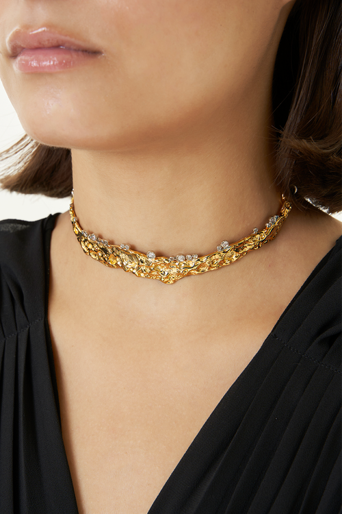 Jewelled Coralbed Choker