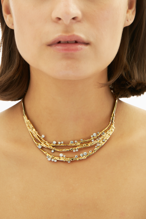 Jewelled Dew Drop Necklace