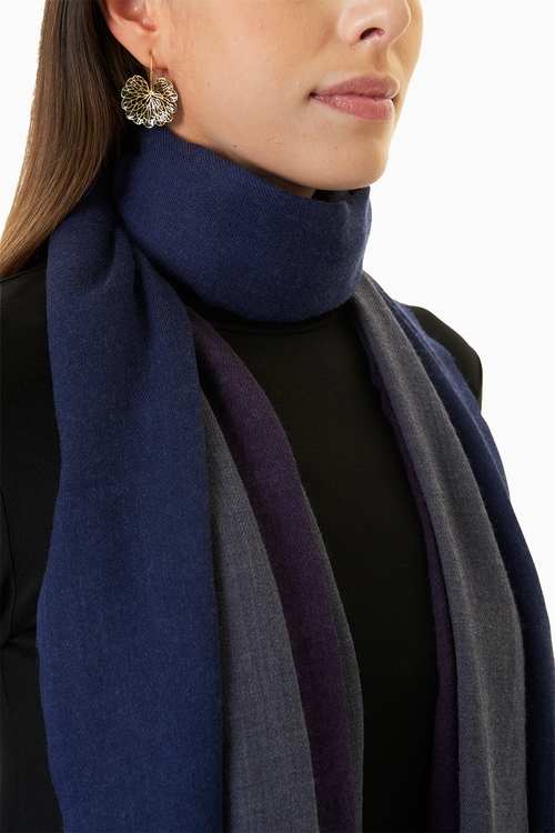 Dip Dye Wool Scarf