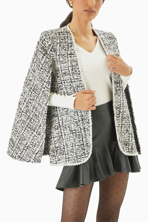 Black & White Statement Cape