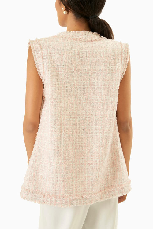 Ice Pink Tweed Cherie jacket