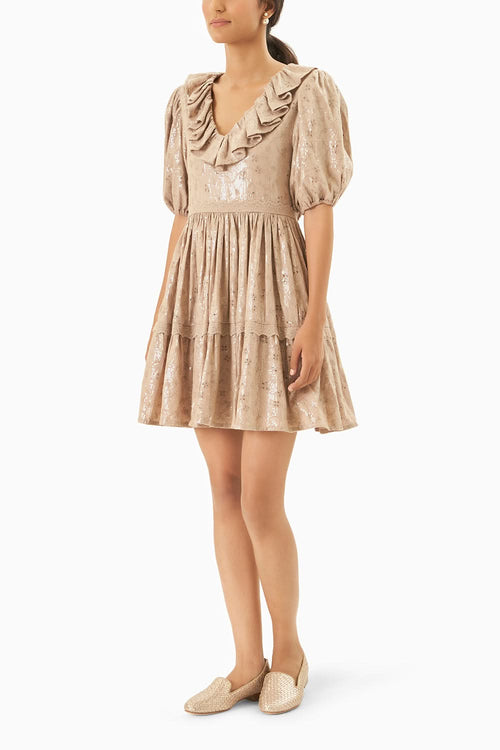 Nude Sparkle Dress