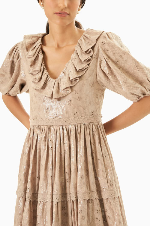 Nude Sparkle Dress