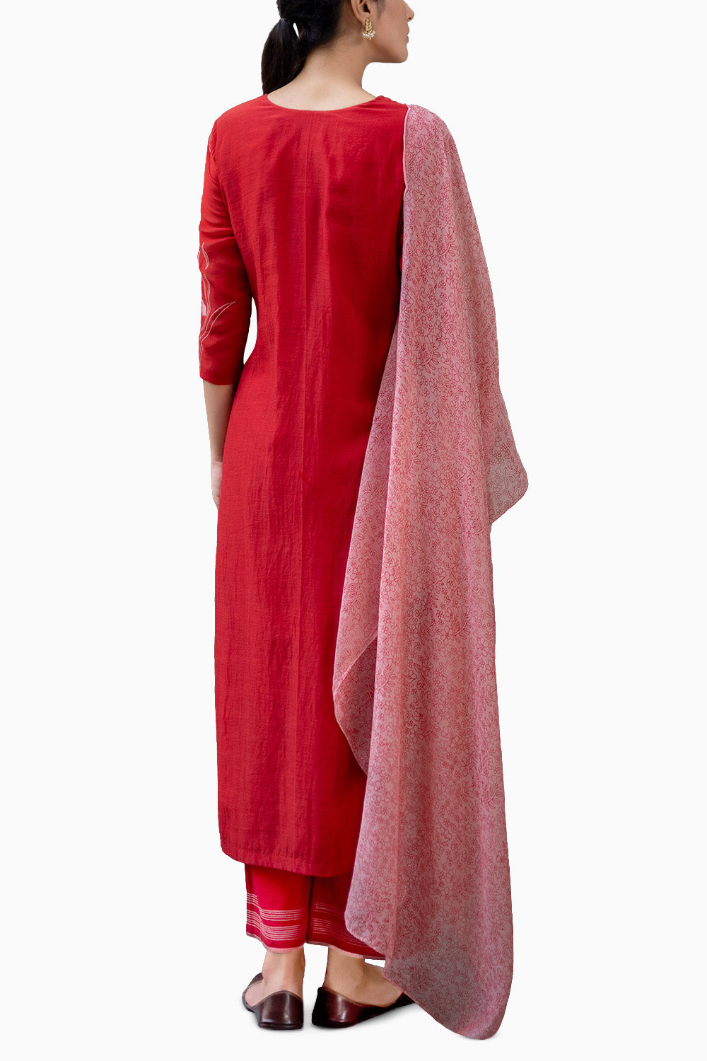 Poppy Applique Kurta Set