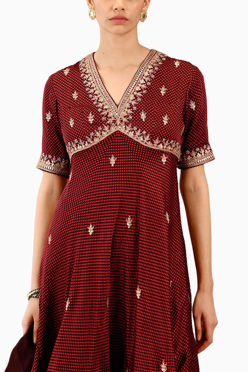 Paisley Raat Rani Sharara Set