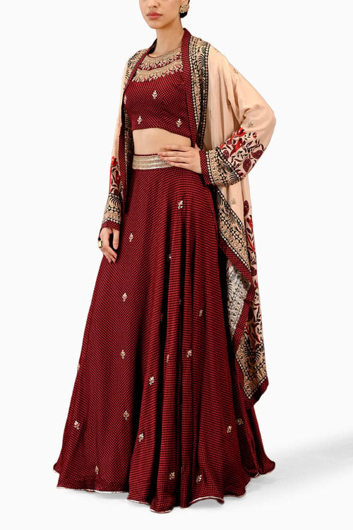 Paisley Sarang Lehenga Set