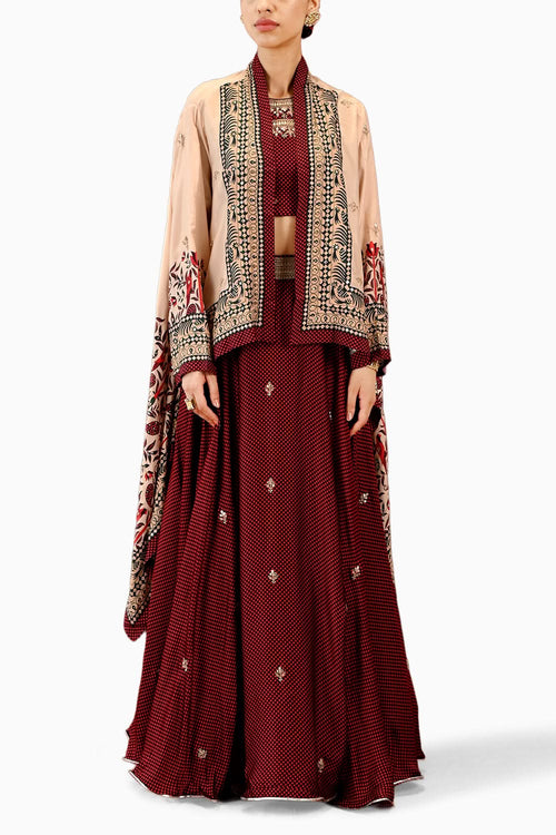 Paisley Sarang Lehenga Set