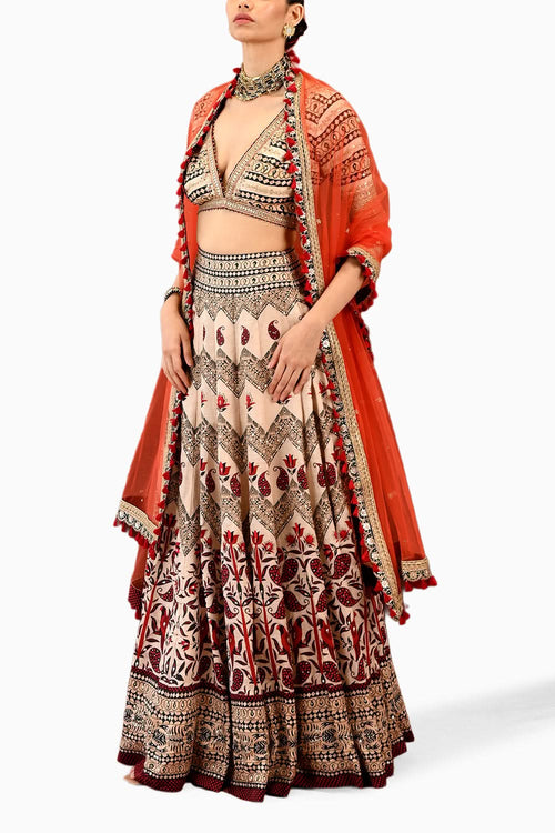 Paisley Tammana Lehenga Set