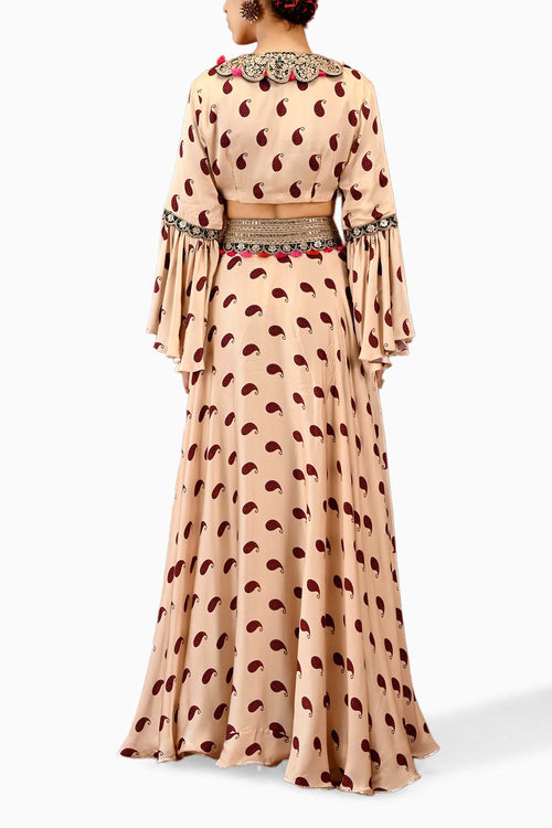 Paisley Veena Lehenga Set