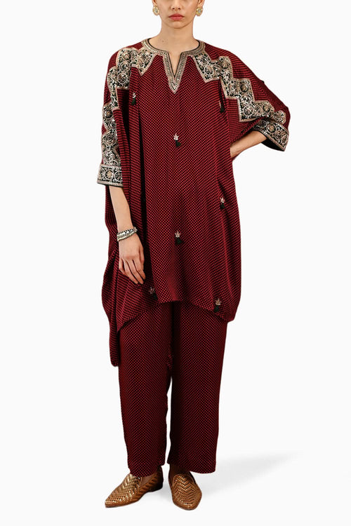 Paisley Taal Kaftan Set