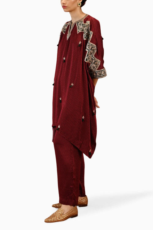 Paisley Taal Kaftan Set