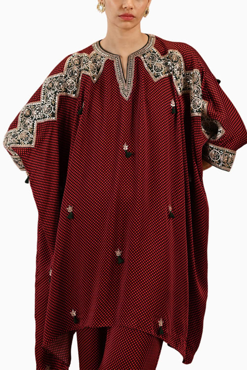 Paisley Taal Kaftan Set