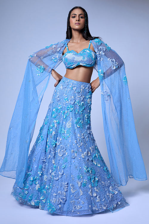 The Floral Burst Lehenga Set