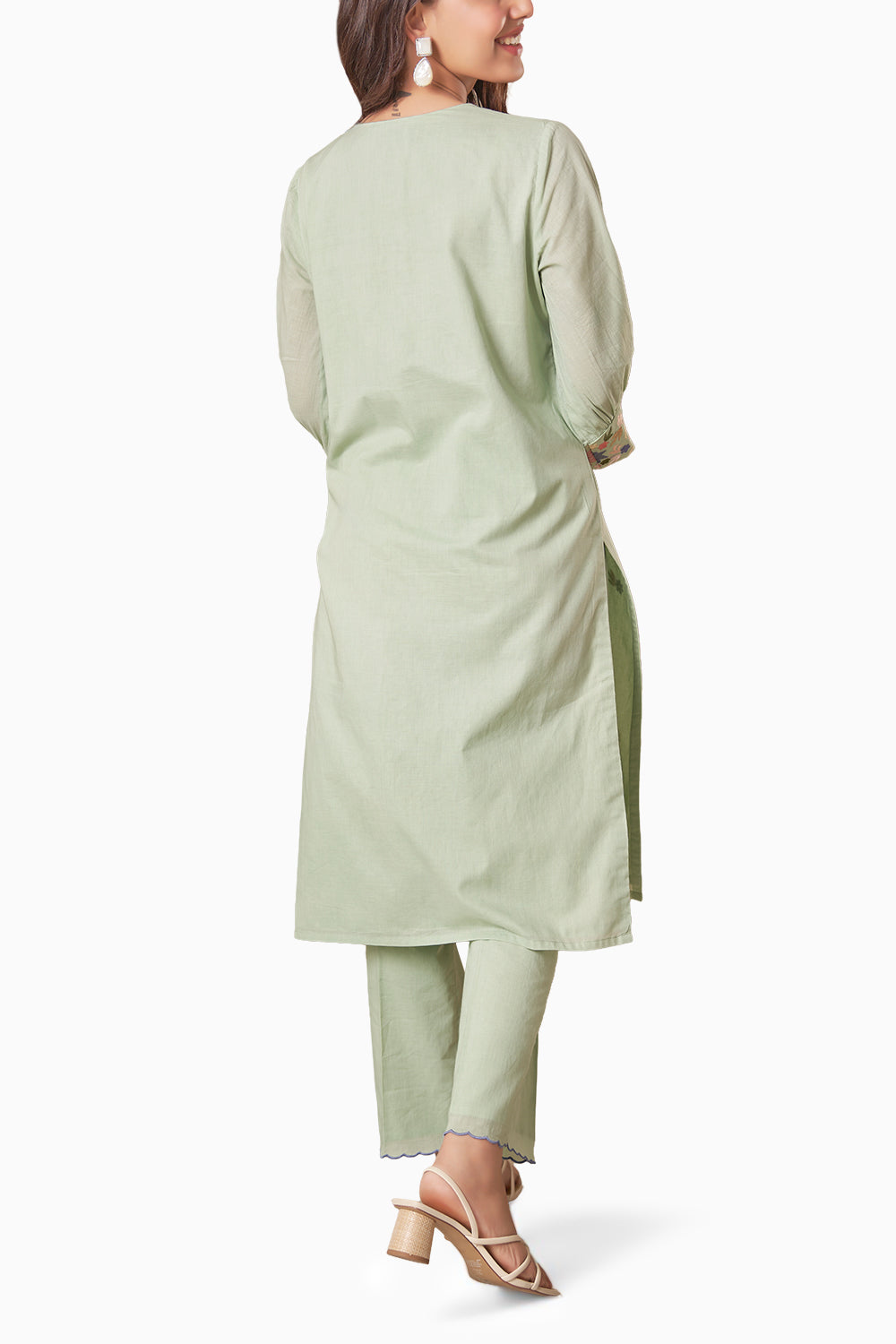 Zoya Sea Green Kurta Set