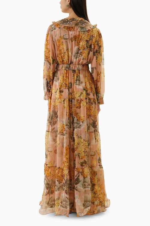Muticolored Joiy Maxi Dress