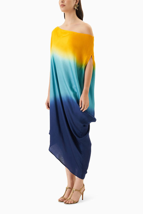 Leheriya Vegan Silk Draped Dress
