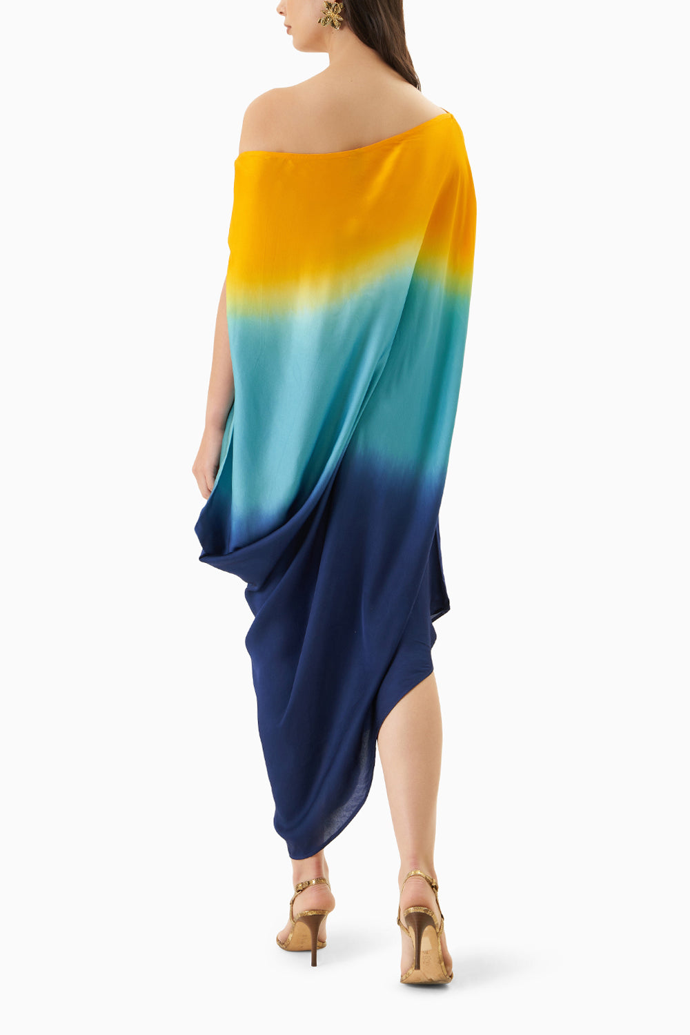 Leheriya Vegan Silk Draped Dress