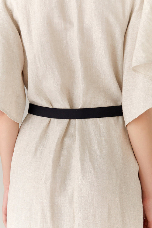 Eyelet Pearl Slim Belt