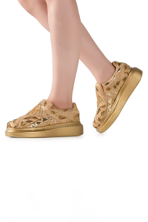Honeybee Wedge Sneakers
