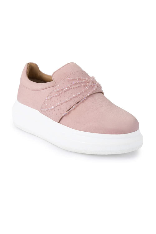 Pink Sweet Talk Wedge Sneakers