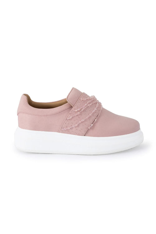 Pink Sweet Talk Wedge Sneakers