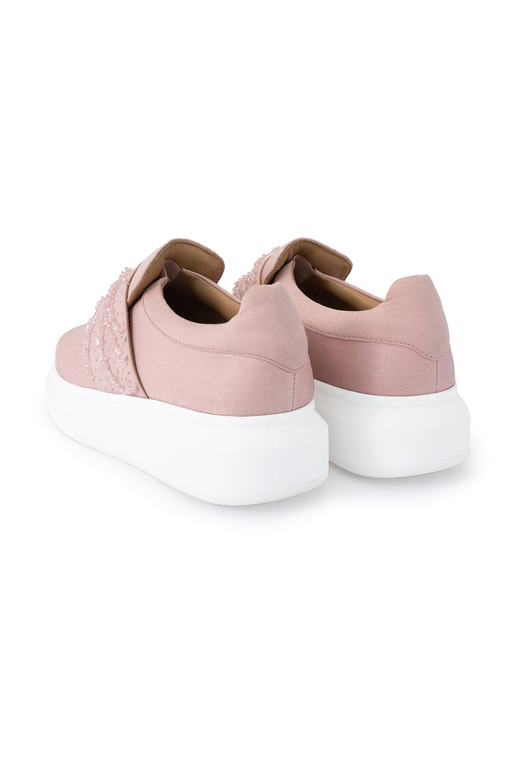 Pink Sweet Talk Wedge Sneakers