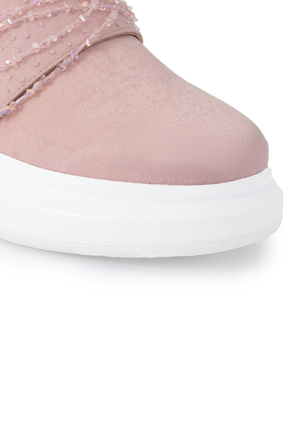 Pink Sweet Talk Wedge Sneakers