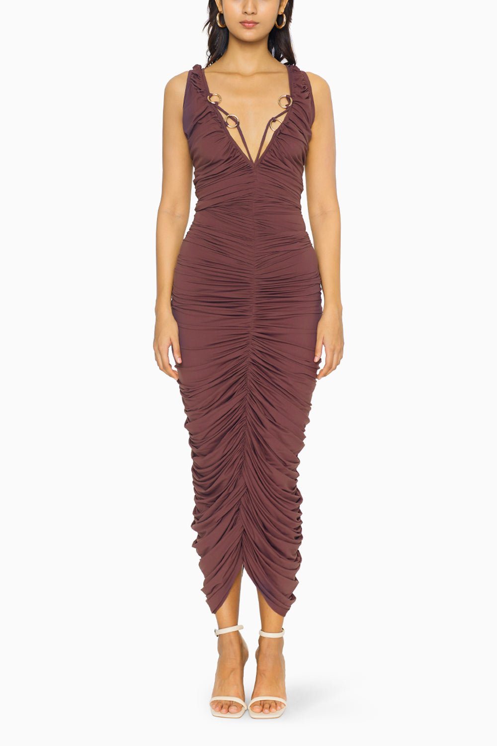 Brown Cami Gown