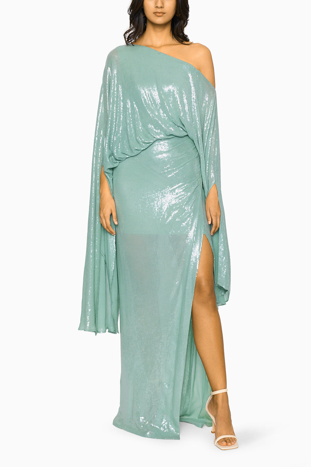 Teal Blue Mabel Gown