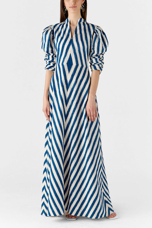 Blue Illusion Dress