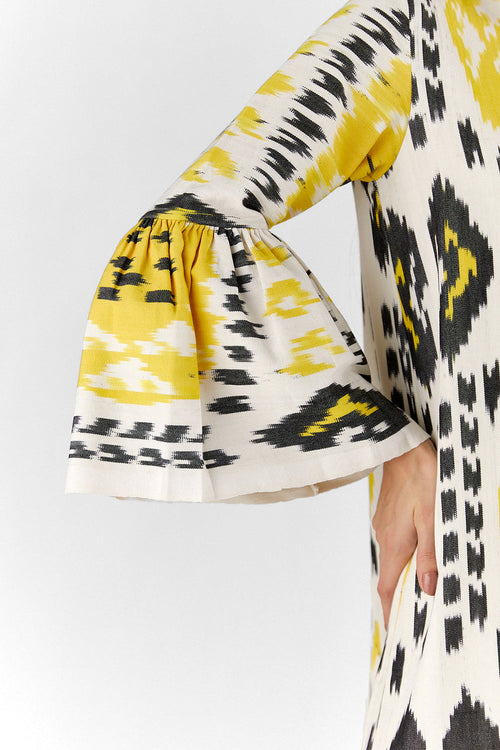 Viento Yellow Rainbow Dress