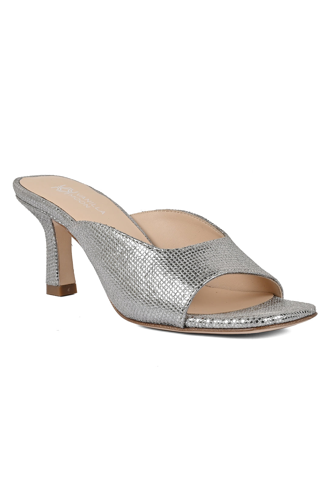Silver Dina Heels