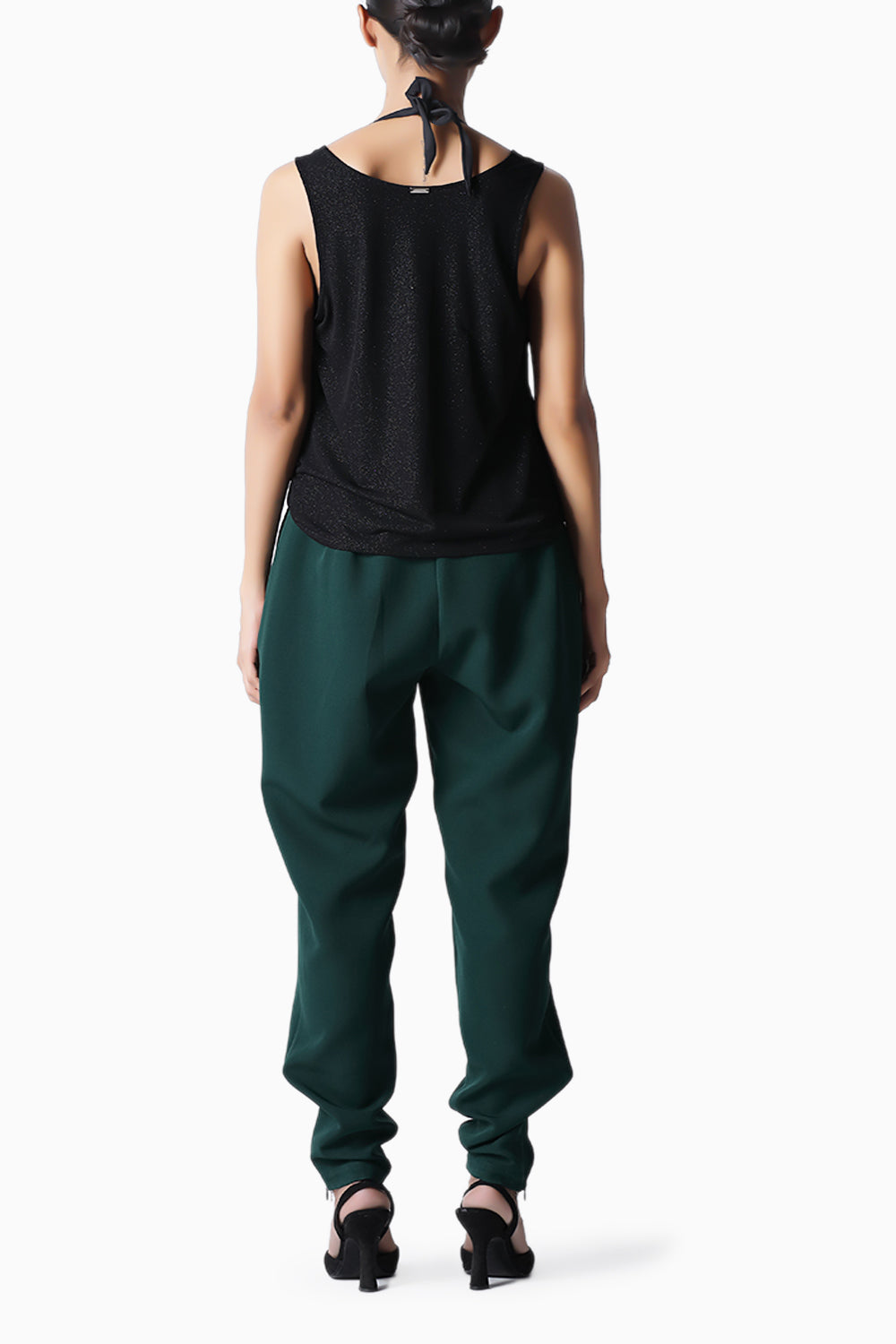 Forest Green Pegged Trouser
