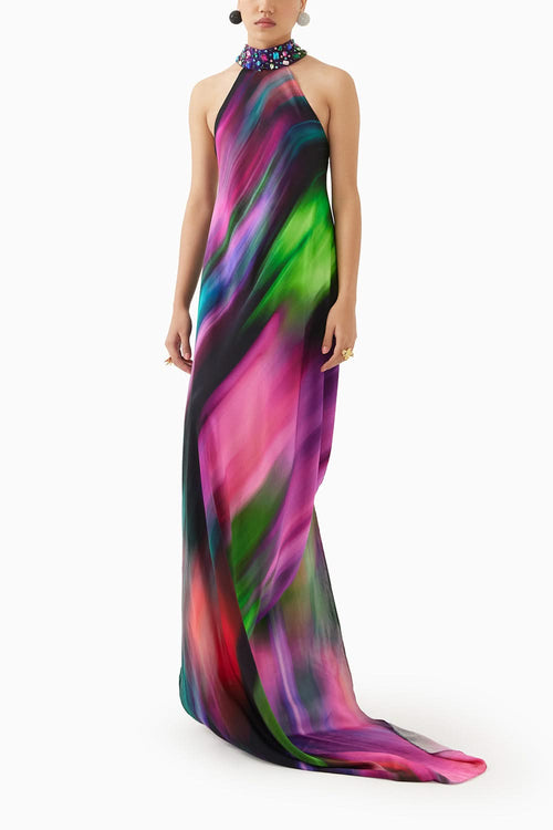 Milky Way Halter Dress