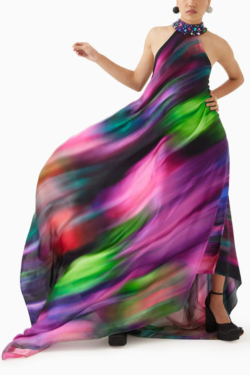 Milky Way Halter Dress