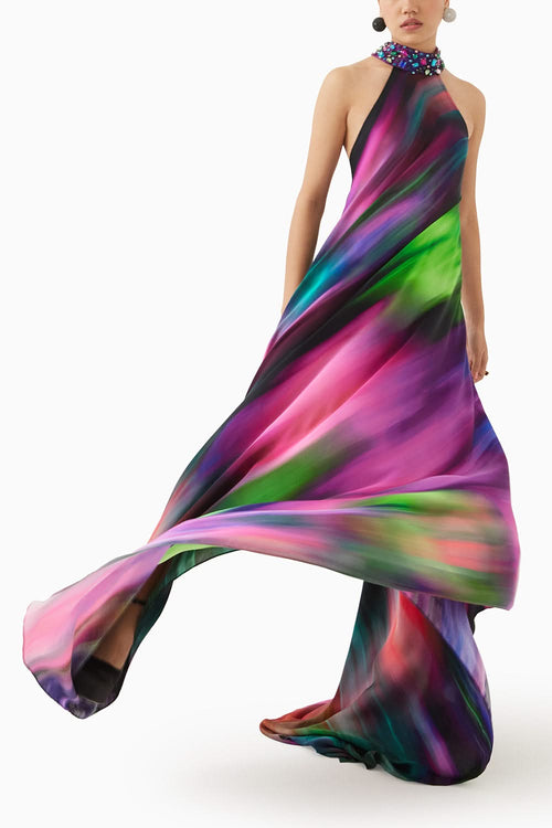 Milky Way Halter Dress