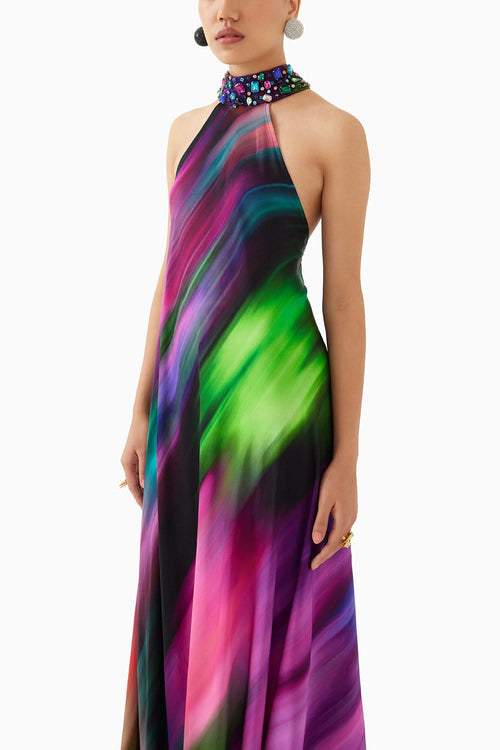 Milky Way Halter Dress