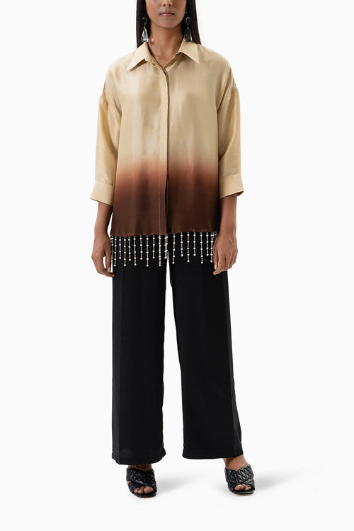 Ombre Pearl Drop Shirt