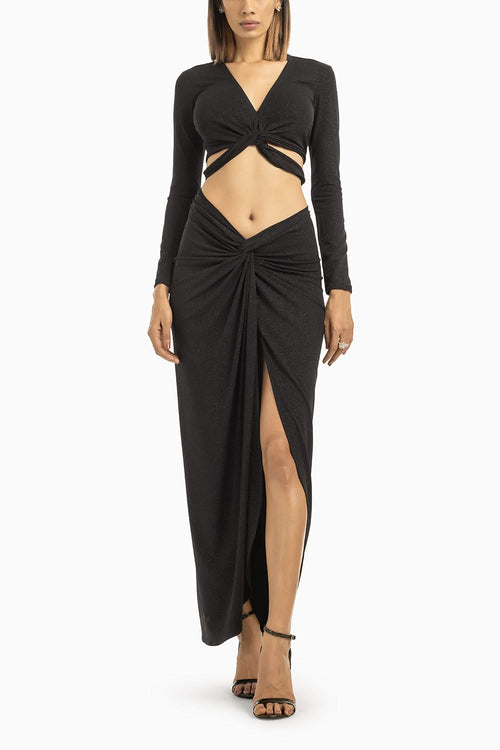 Shimmer Knot Skirt